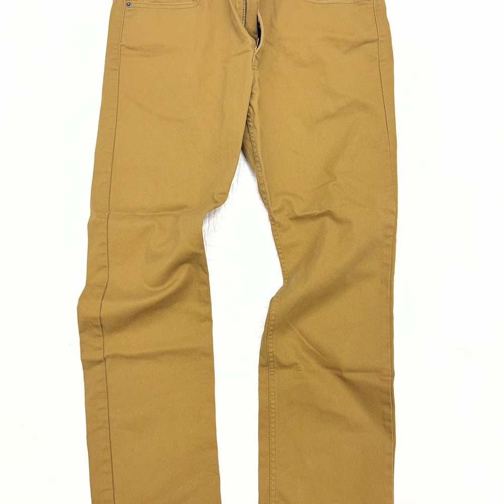 Men's Levi’s 513 slim straight fit- size 34 X 30 - Dark Gray and Tan - Picture 2 of 9